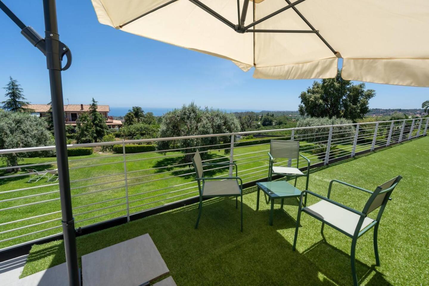 Villa Persea Santa Venerina Bagian luar foto