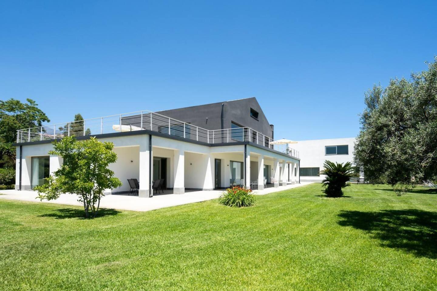Villa Persea Santa Venerina Bagian luar foto