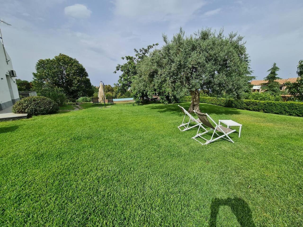 Villa Persea Santa Venerina Bagian luar foto